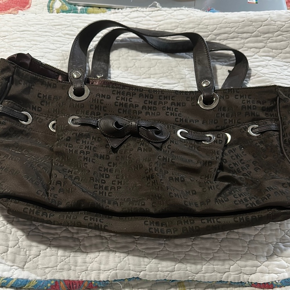 Moschino Cheap and Chic Women's Brown Tote Bag